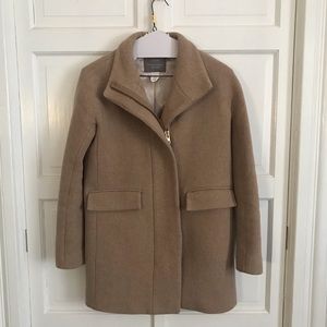 J. Crew Double Cloth Wool Cocoon Coat size 0